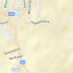 Počátky Street Map