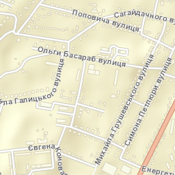 Burshtyn Street Map