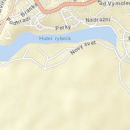 Žirovnice Street Map