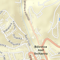 Bílovice nad Svitavou Street Map