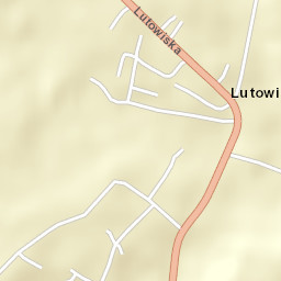 Lutowiska Street Map