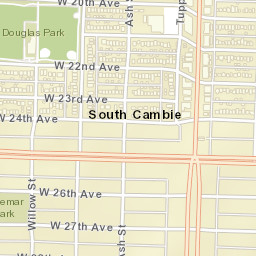 Vancouver Street Map