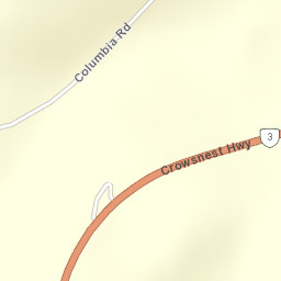 Crowsnest Highway, Fruitvale, BC V0G 1L1 Street Map