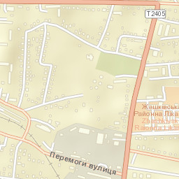 Zhashkiv Street Map