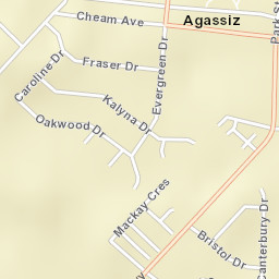 Agassiz Street Map