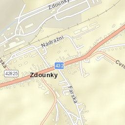 Zdounky Street Map