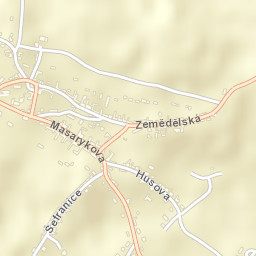 Zbraslav Street Map