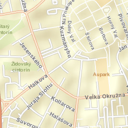 Žilina Street Map