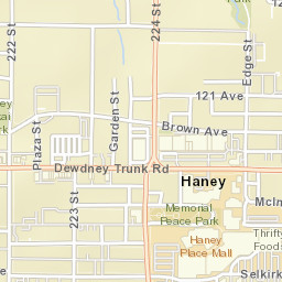 Maple Ridge Street Map