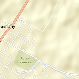 Krasňany Street Map