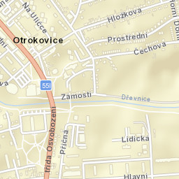Otrokovice Street Map