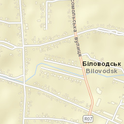 Bilovods'k Street Map