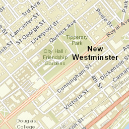New Westminster Street Map