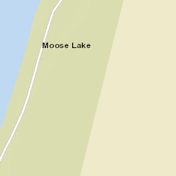 Moose Lake Street Map