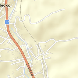 Lidečko Street Map