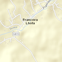 Francova Lhota Street Map