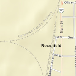 Manitoba 332, Rosenfeld, MB R0G 1X0 Street Map