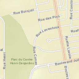 Hauterive Street Map