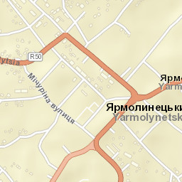 Yarmolyntsi Street Map