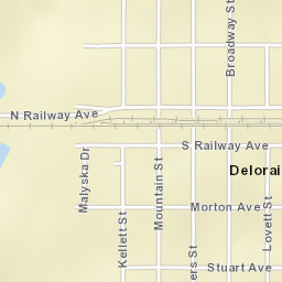 Deloraine Street Map