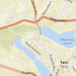 Telč Street Map