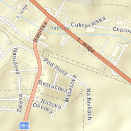 Zastávka Street Map