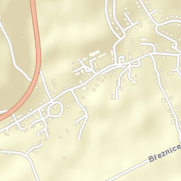 Březnice Street Map