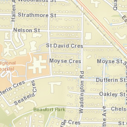 1108-1198 Seafield Crescent, Nanaimo, BC Street Map