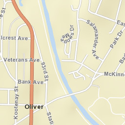 Oliver Street Map