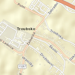 Troubsko Street Map