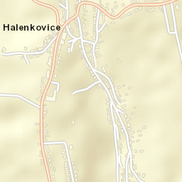 Halenkovice Street Map