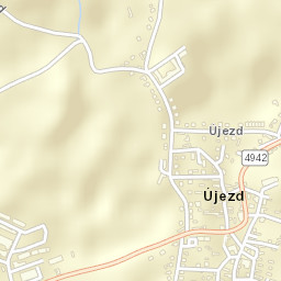 Újezd Street Map