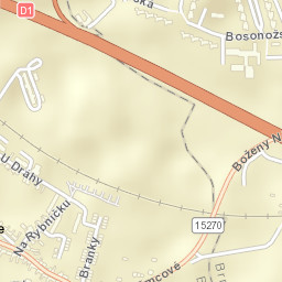 Ostopovice Street Map