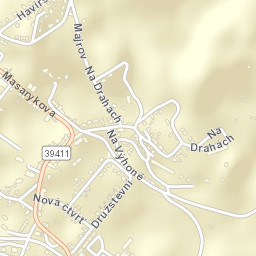 Zbýšov Street Map