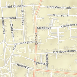 Slavkov u Brna Street Map