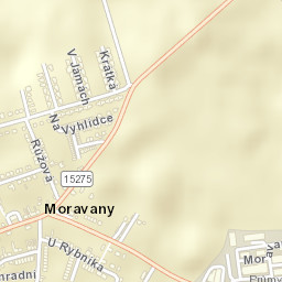 Moravany Street Map