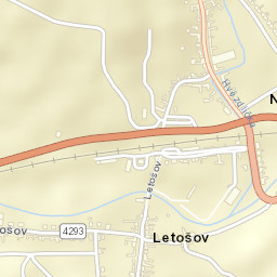 Nesovice Street Map