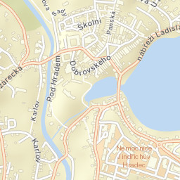 Jindřichův Hradec Street Map