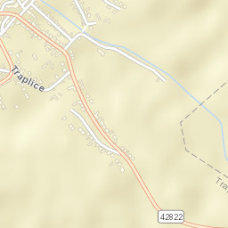 Traplice Street Map