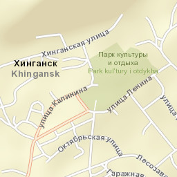 Khingansk Street Map