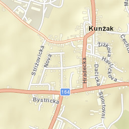 Kunžak Street Map