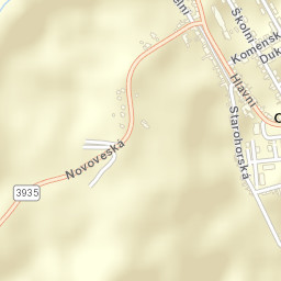 Oslavany Street Map