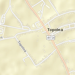 Topolná Street Map