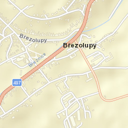 Březolupy Street Map