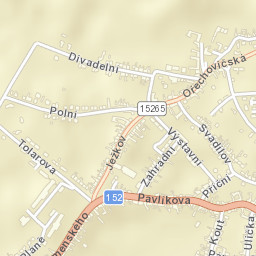 Ořechov Street Map