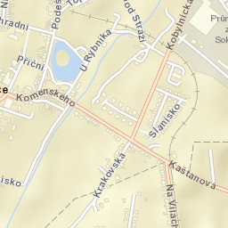 Sokolnice Street Map
