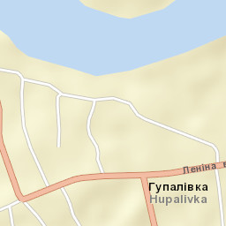 Hupalivka Street Map