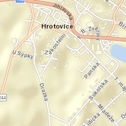 Hrotovice Street Map