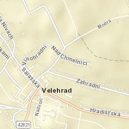 Velehrad Street Map