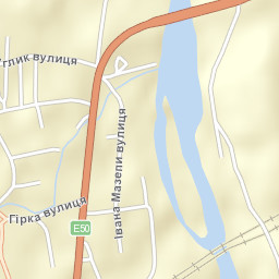 Verkhnie Synevydne Street Map